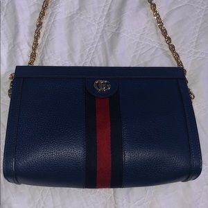Navy gucci bag